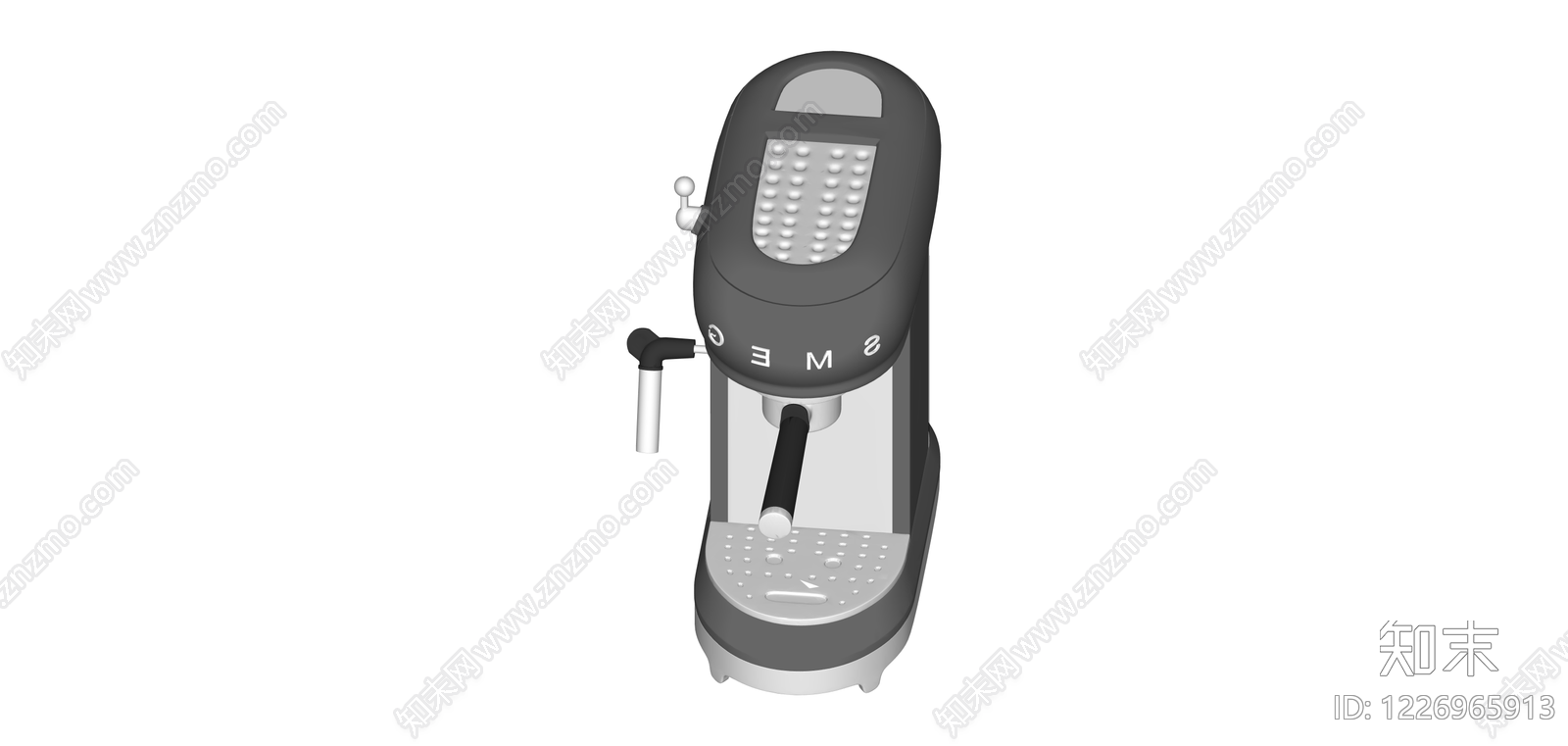 SMEG咖啡机白模SU模型下载【ID:1226965913】