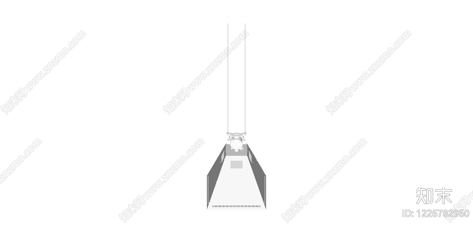 现代造型吊灯SU模型下载【ID:1226782960】