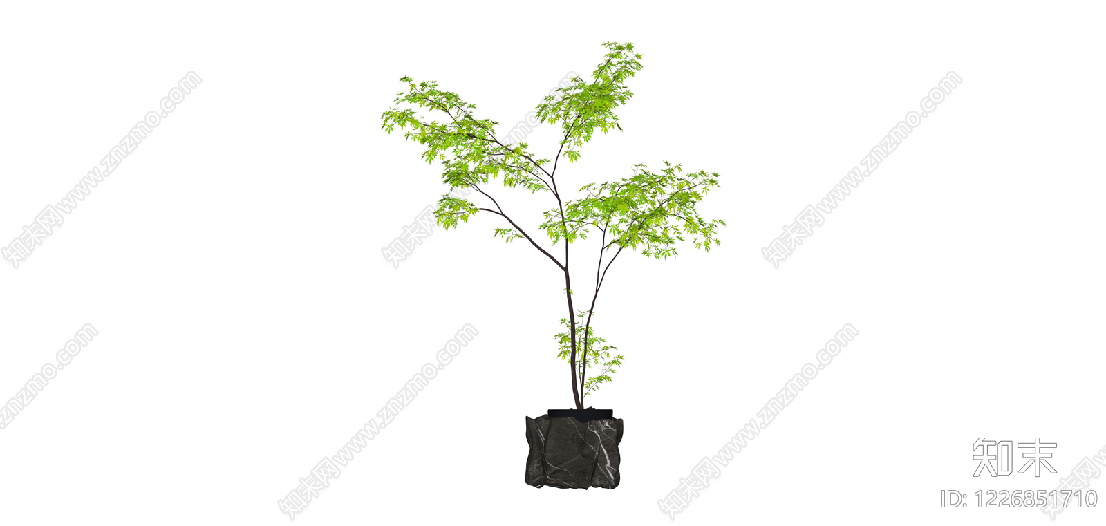盆栽绿植景观SU模型下载【ID:1226851710】