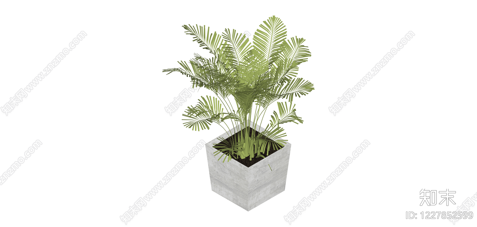 盆栽绿植模型SU模型下载【ID:1227852599】