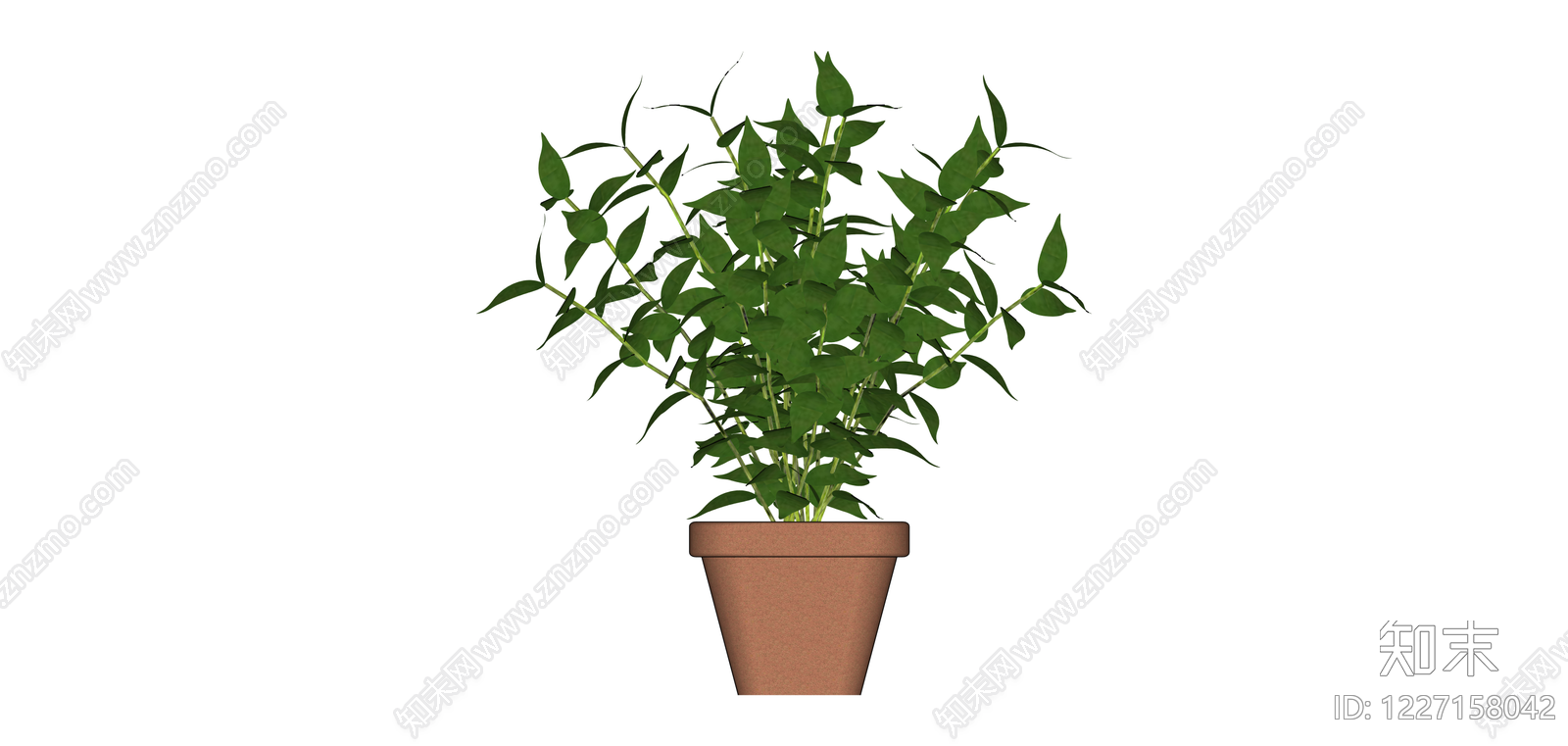 盆栽绿植模型SU模型下载【ID:1227158042】