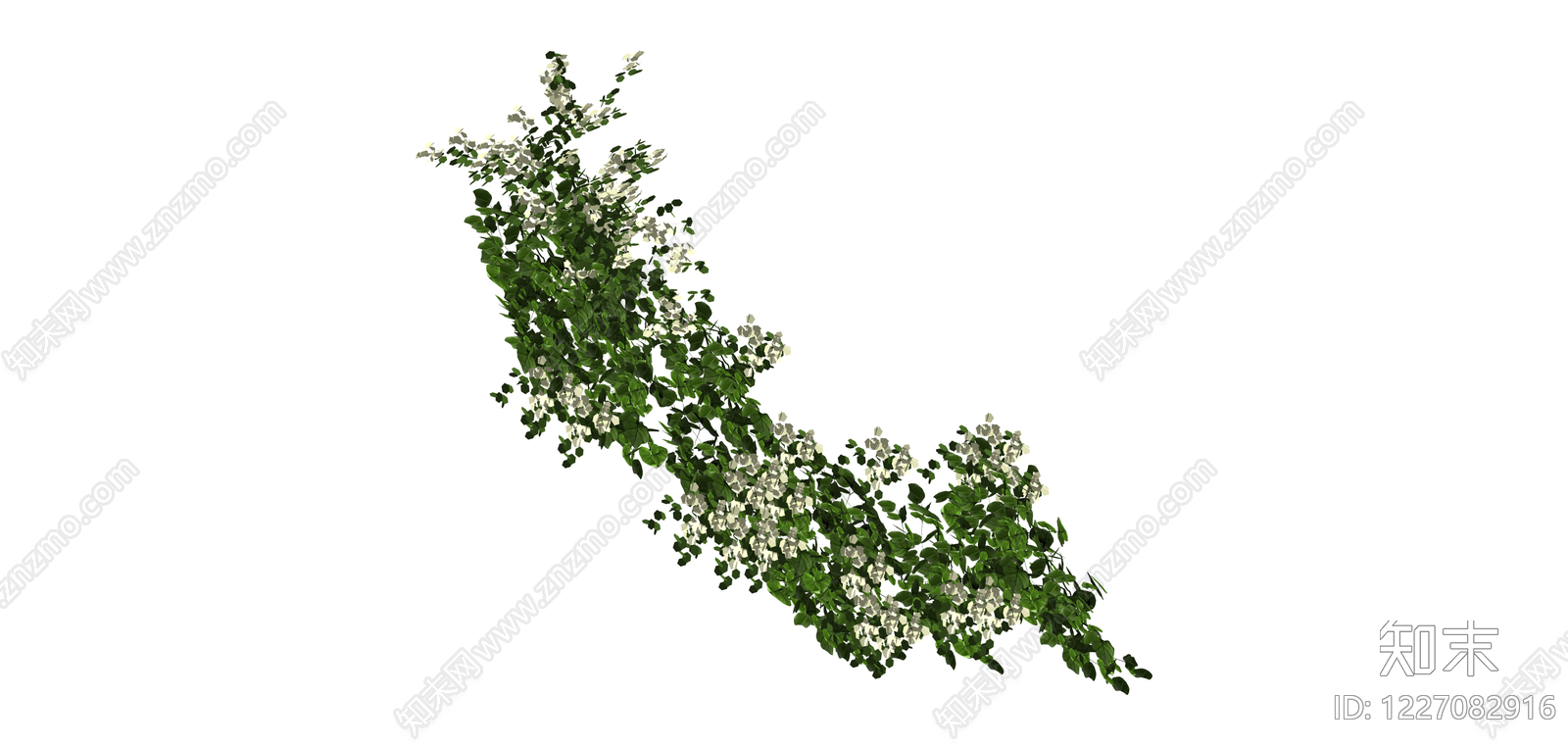 带花藤蔓绿植SU模型下载【ID:1227082916】