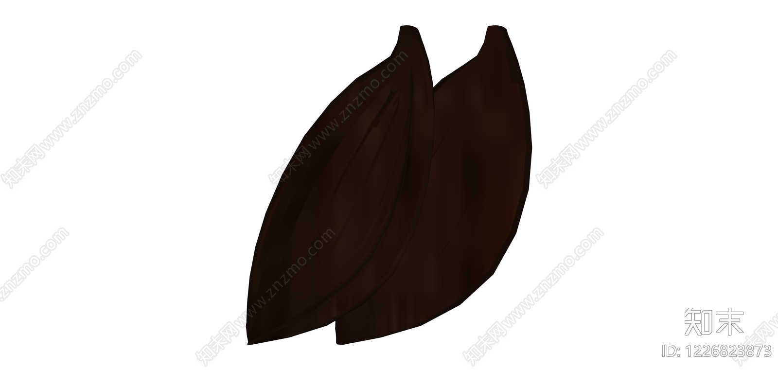 深色布艺软饰组件SU模型下载【ID:1226823873】