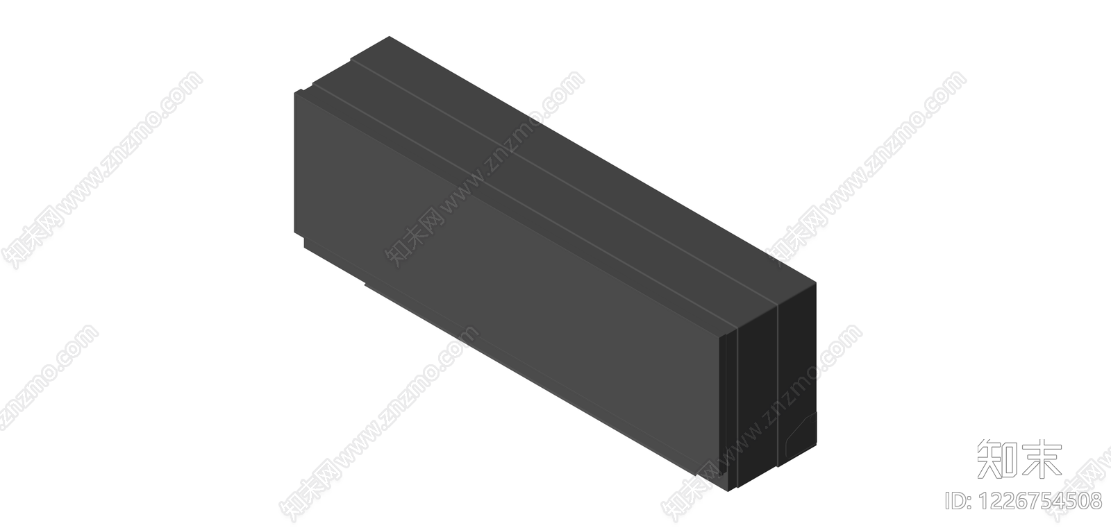 长条形柜体/电视柜SU模型下载【ID:1226754508】