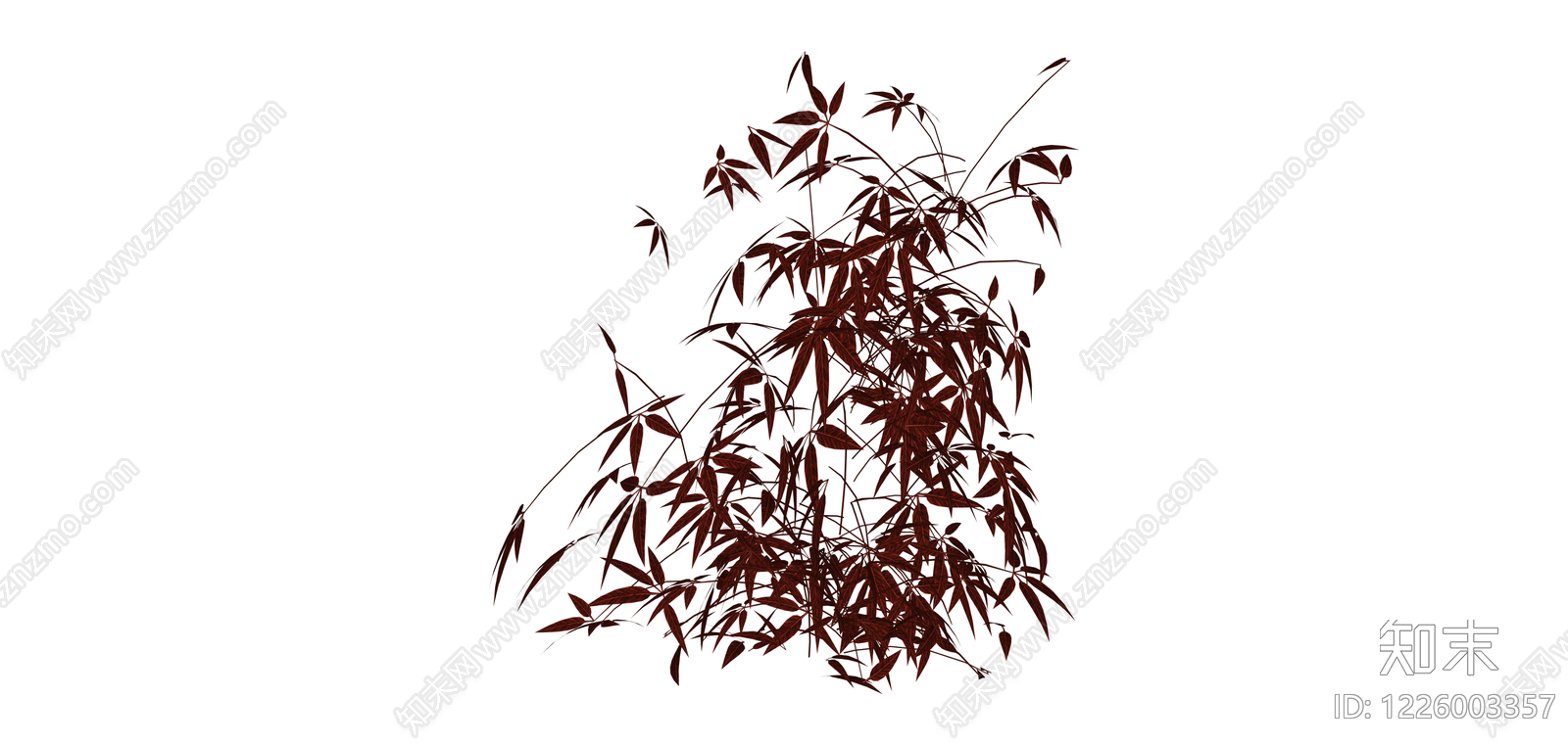 红叶植物灌木SU模型下载【ID:1226003357】