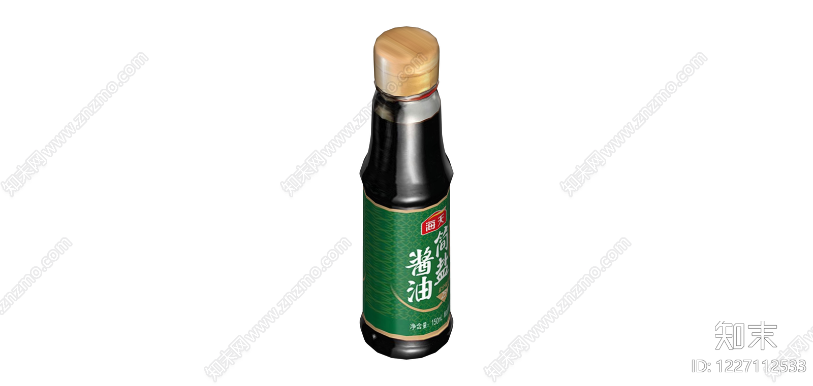 海天简盐酱油瓶SU模型下载【ID:1227112533】