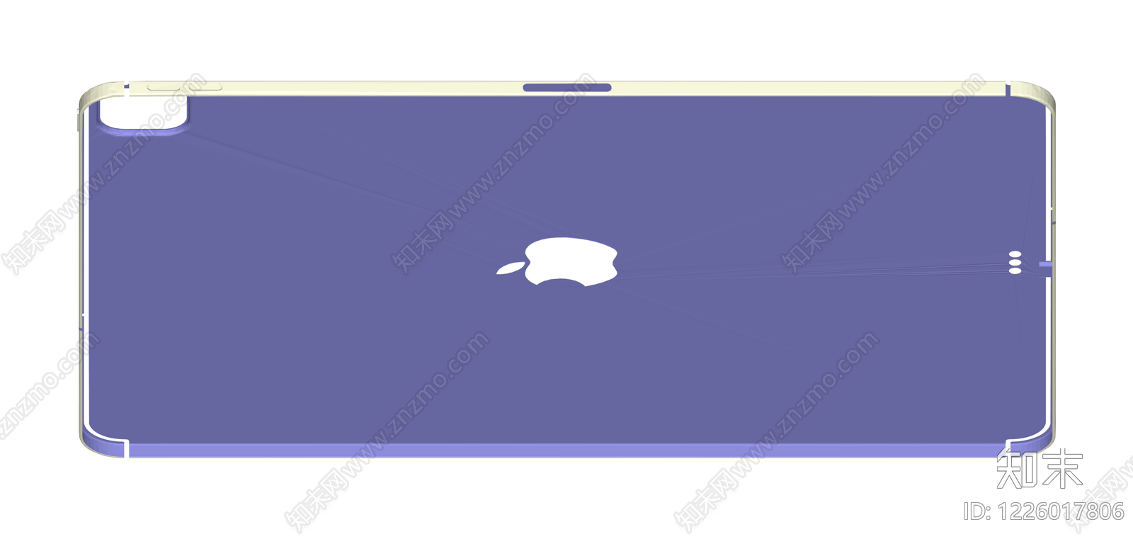 紫色iPad保护壳SU模型下载【ID:1226017806】