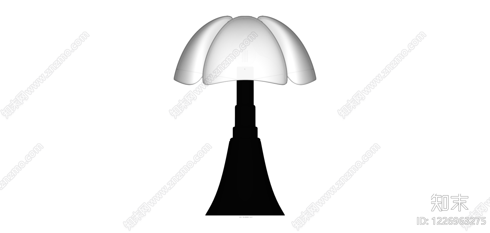 蘑菇造型台灯SU模型下载【ID:1226963275】