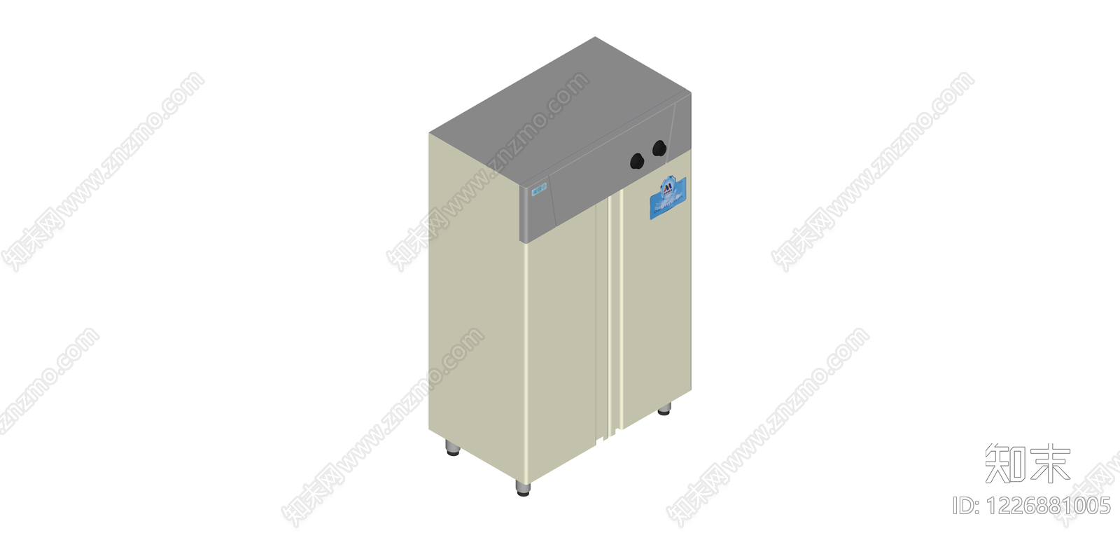 双门商用冷藏柜SU模型下载【ID:1226881005】