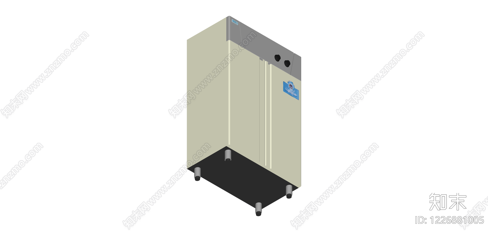双门商用冷藏柜SU模型下载【ID:1226881005】