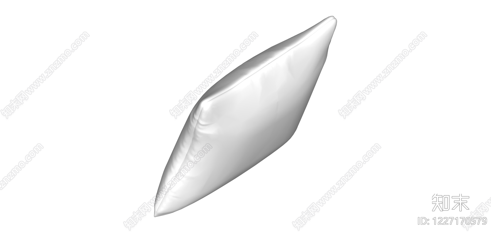 白色方形抱枕SU模型下载【ID:1227170579】