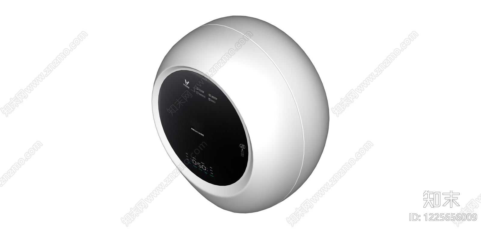 白色球形家电SU模型下载【ID:1225656009】