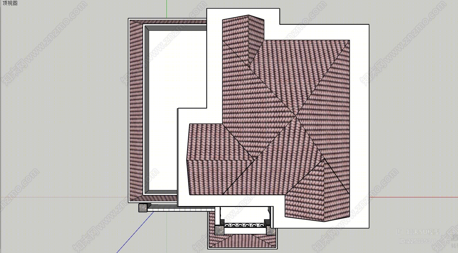 别墅独栋自建乡村SU模型下载【ID:225889300】