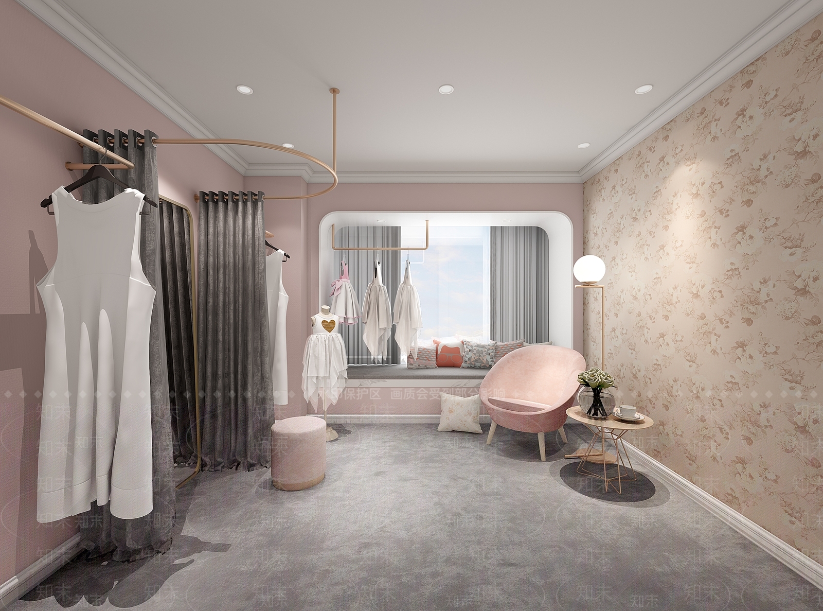 现代儿童试衣间3D模型下载【ID:534958480】