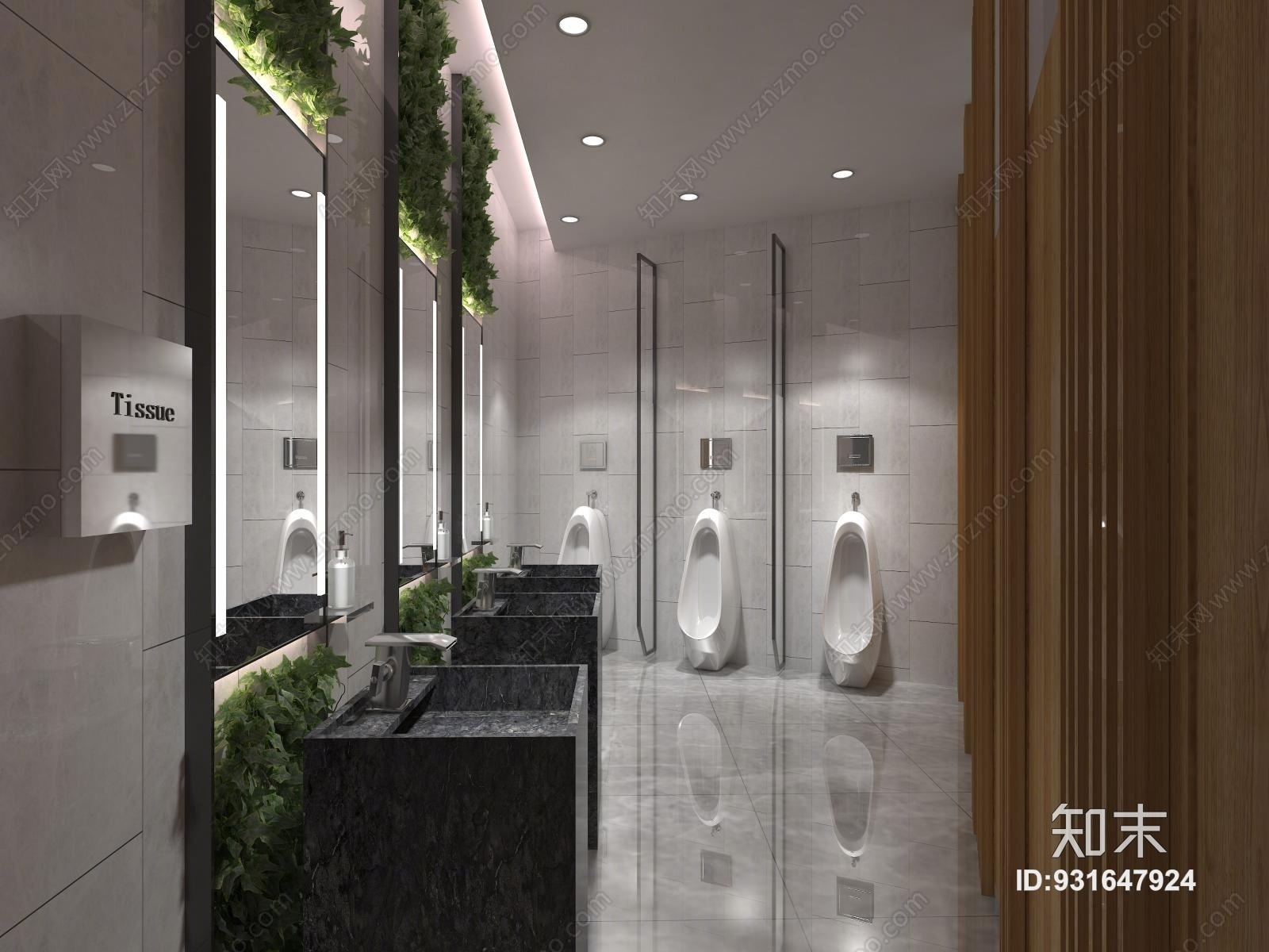 现代工装现代卫生间3D模型下载【ID:931647924】