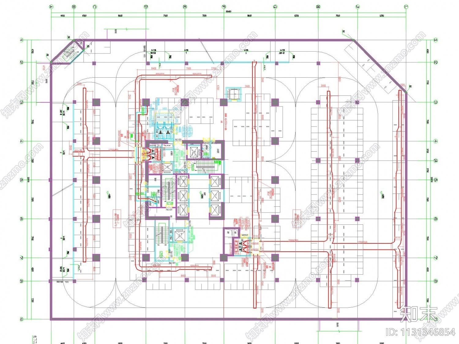 广东超高层综合建筑空调通风防排烟系统(制冷机房人防设计)施工图下载【ID:1131346854】