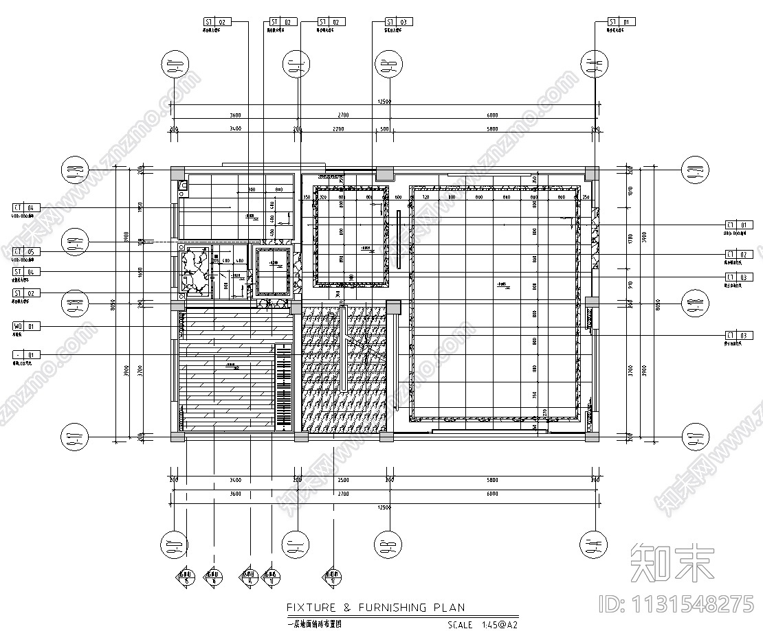 江西新中式别墅装修效果图+施工图CAD2020施工图下载【ID:1131548275】