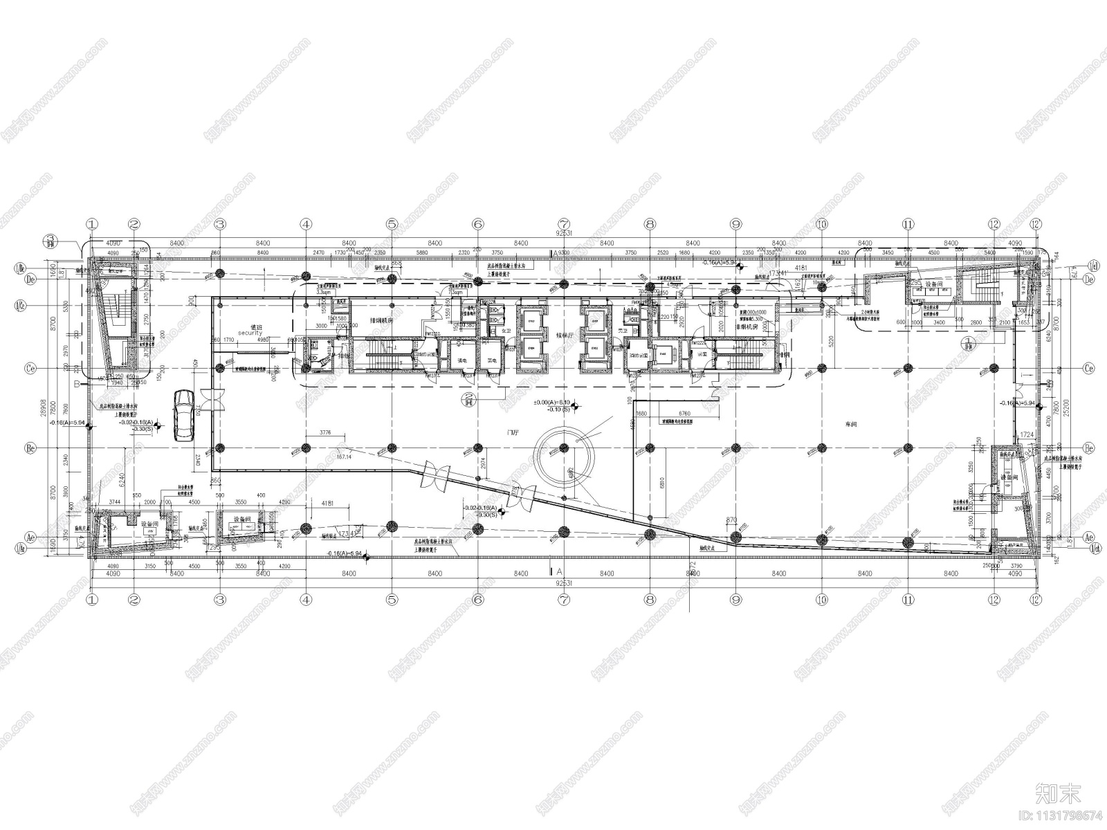 上海浦江高科技园A1地块工业厂房施工图施工图下载【ID:1131798674】