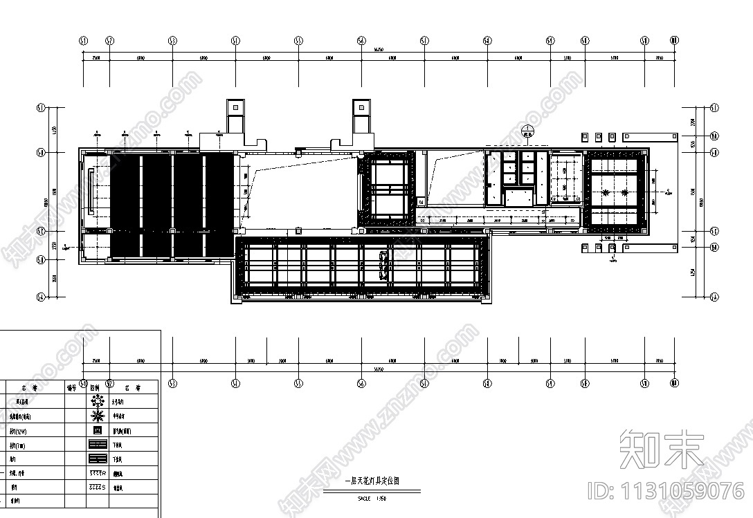 山东青岛1150㎡售楼处CAD施工图+效果图cad施工图下载【ID:1131059076】