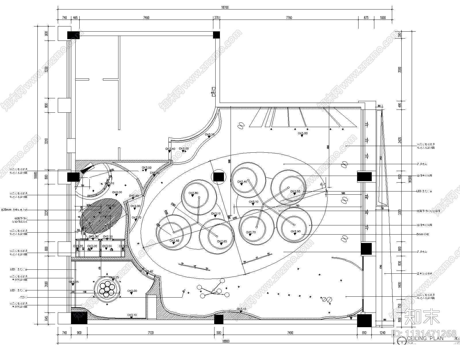 无锡湖滨商业街椒艳干锅料理施工图+效果图cad施工图下载【ID:1131471268】