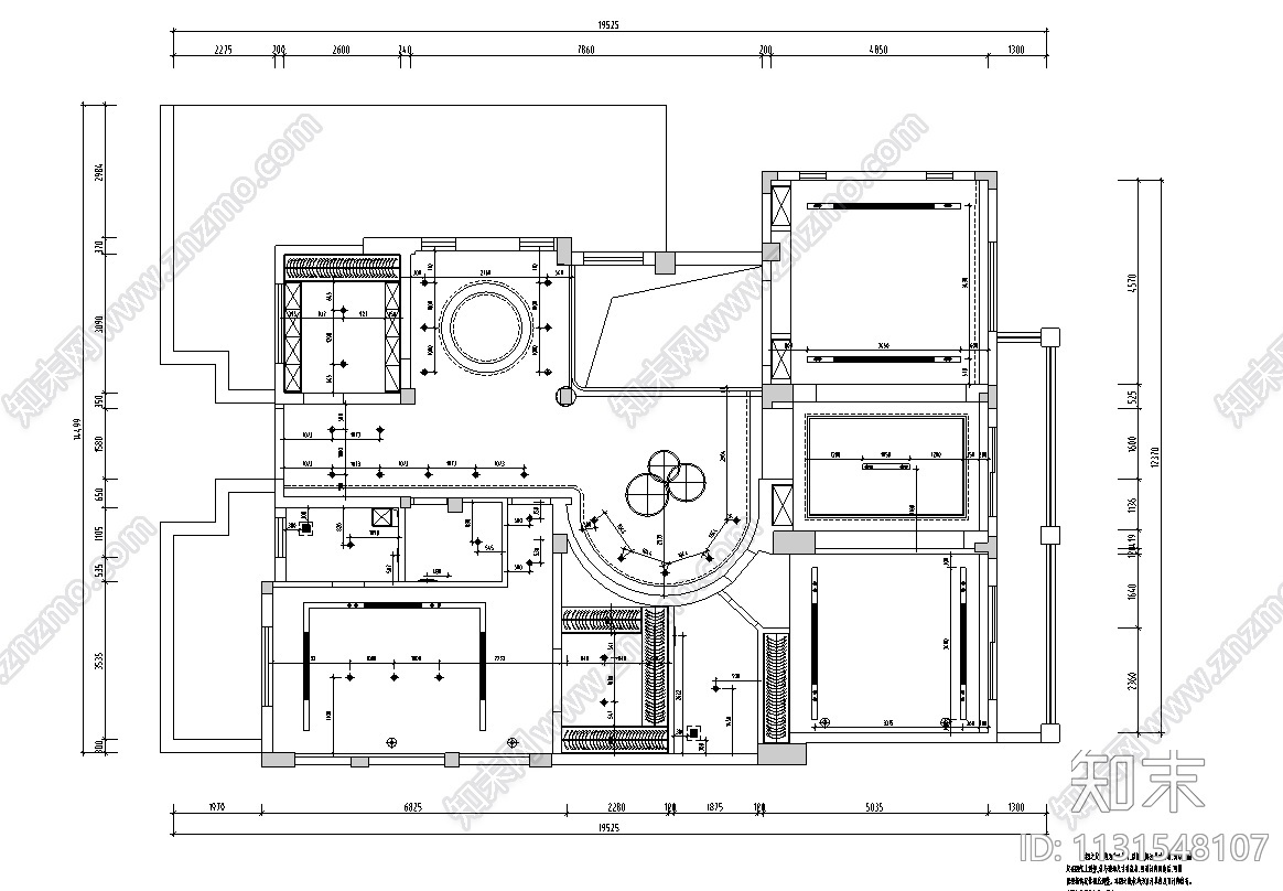 四川现代风格3层别墅CAD施工图+实景图cad施工图下载【ID:1131548107】