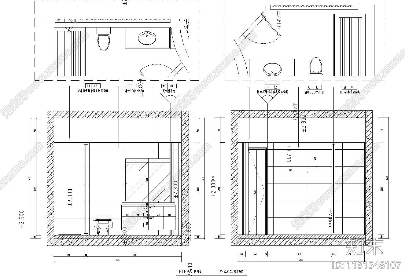 四川现代风格3层别墅CAD施工图+实景图cad施工图下载【ID:1131548107】