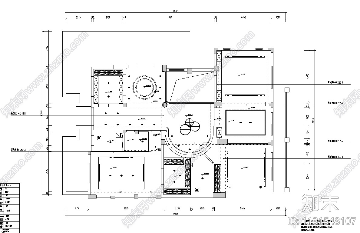 四川现代风格3层别墅CAD施工图+实景图cad施工图下载【ID:1131548107】