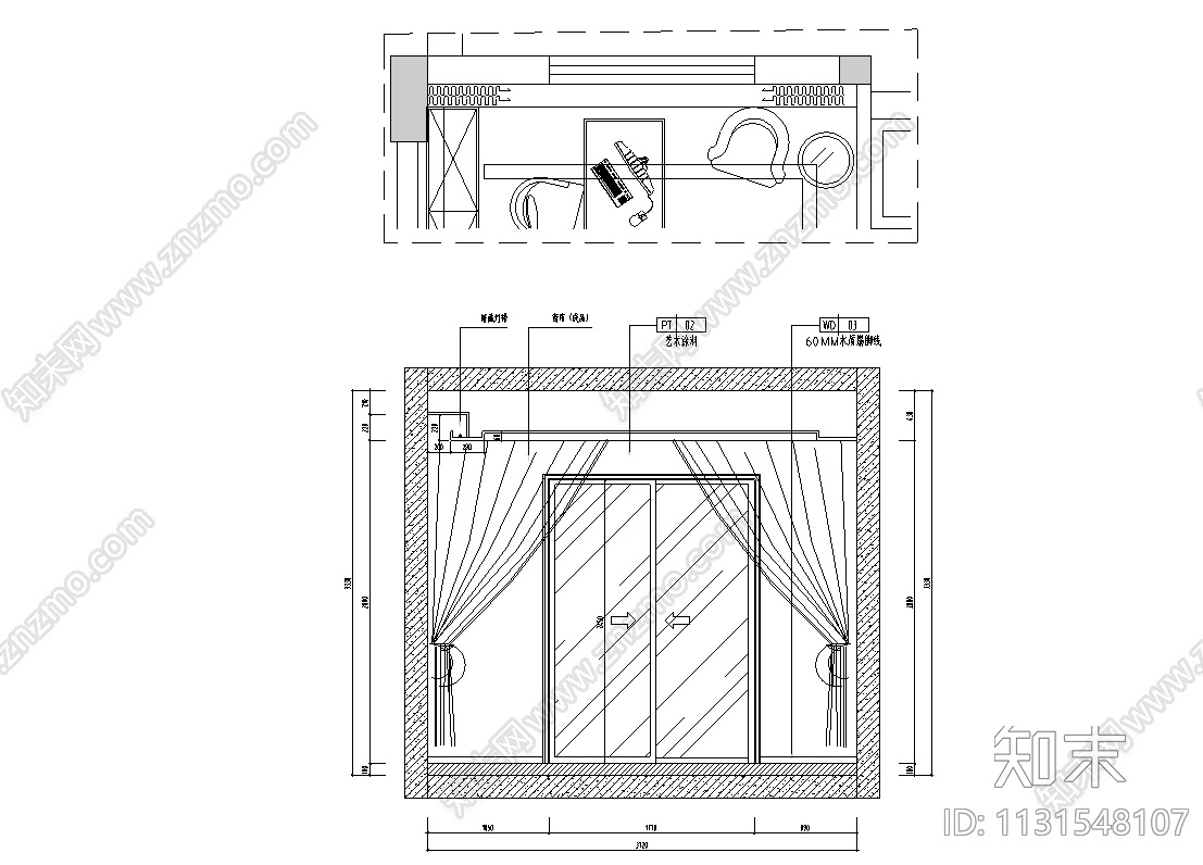 四川现代风格3层别墅CAD施工图+实景图cad施工图下载【ID:1131548107】