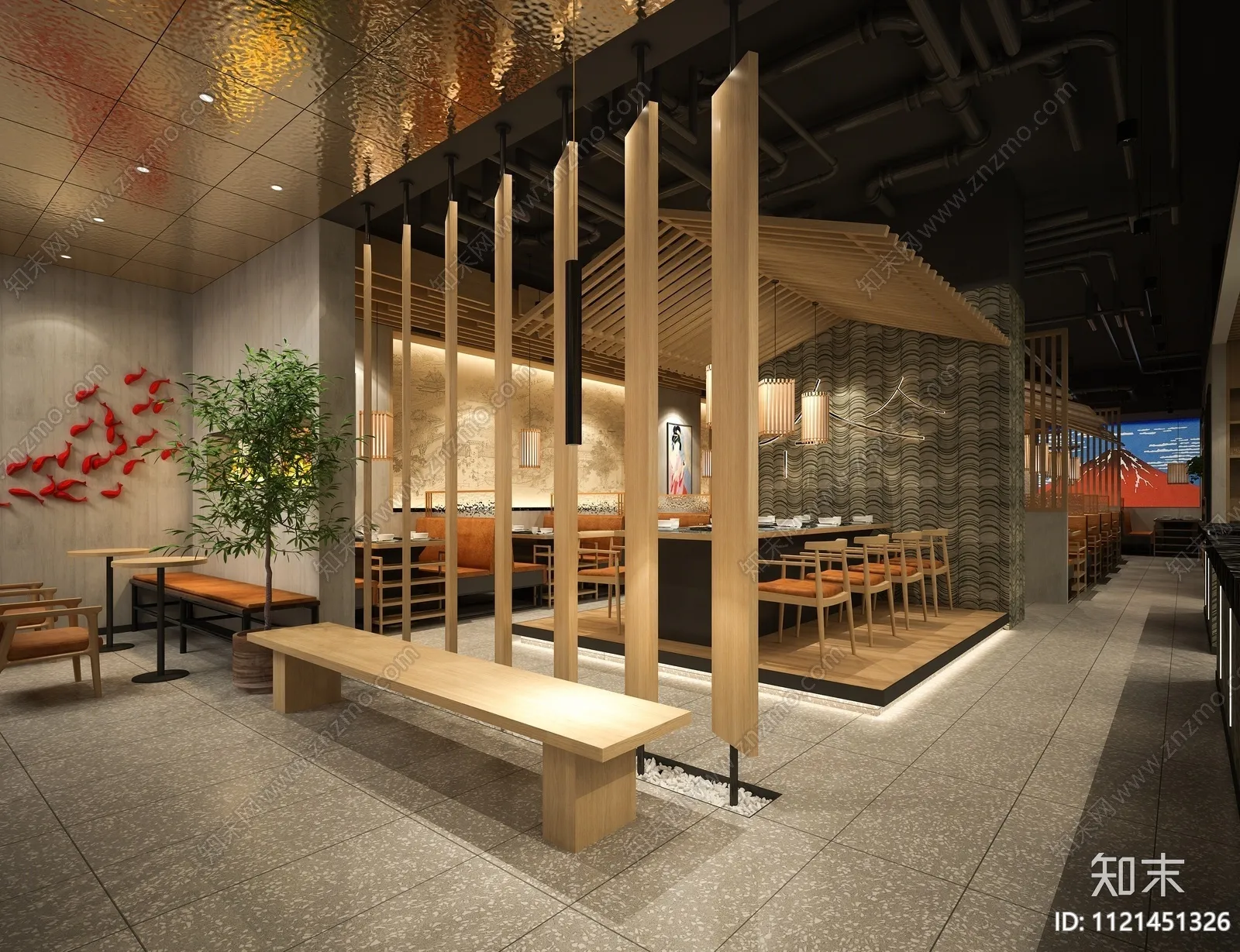 餐饮空间设计素材免费下载_知末网