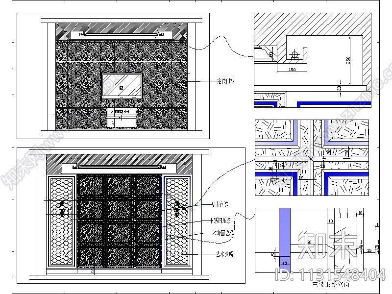 苏州新中式温馨别墅设计施工图（含效果图）cad施工图下载【ID:1131548404】