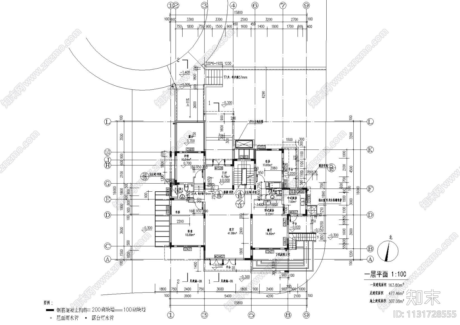 上海佘山宝石别墅二期规划与建筑设计图纸施工图下载【ID:1131728555】