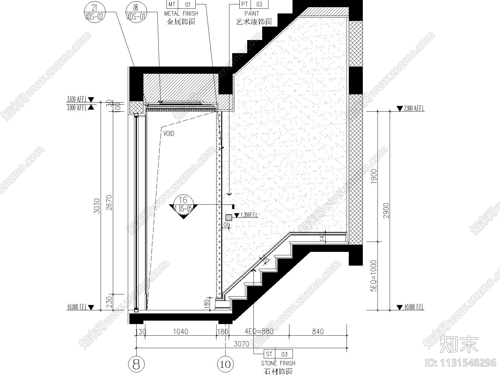 桂林漓江庭院别墅装修全套CAD施工图施工图下载【ID:1131548296】