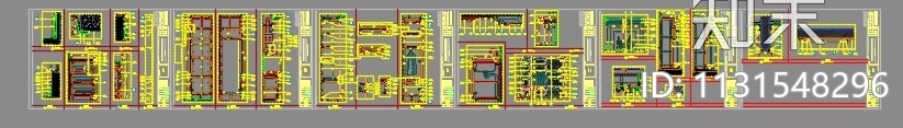 桂林漓江庭院别墅装修全套CAD施工图施工图下载【ID:1131548296】