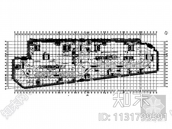 河北超高层框架结构幕墙商业综合体建筑施工图施工图下载【ID:1131799591】