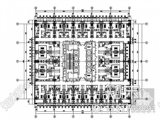 河北超高层框架结构幕墙商业综合体建筑施工图施工图下载【ID:1131799591】