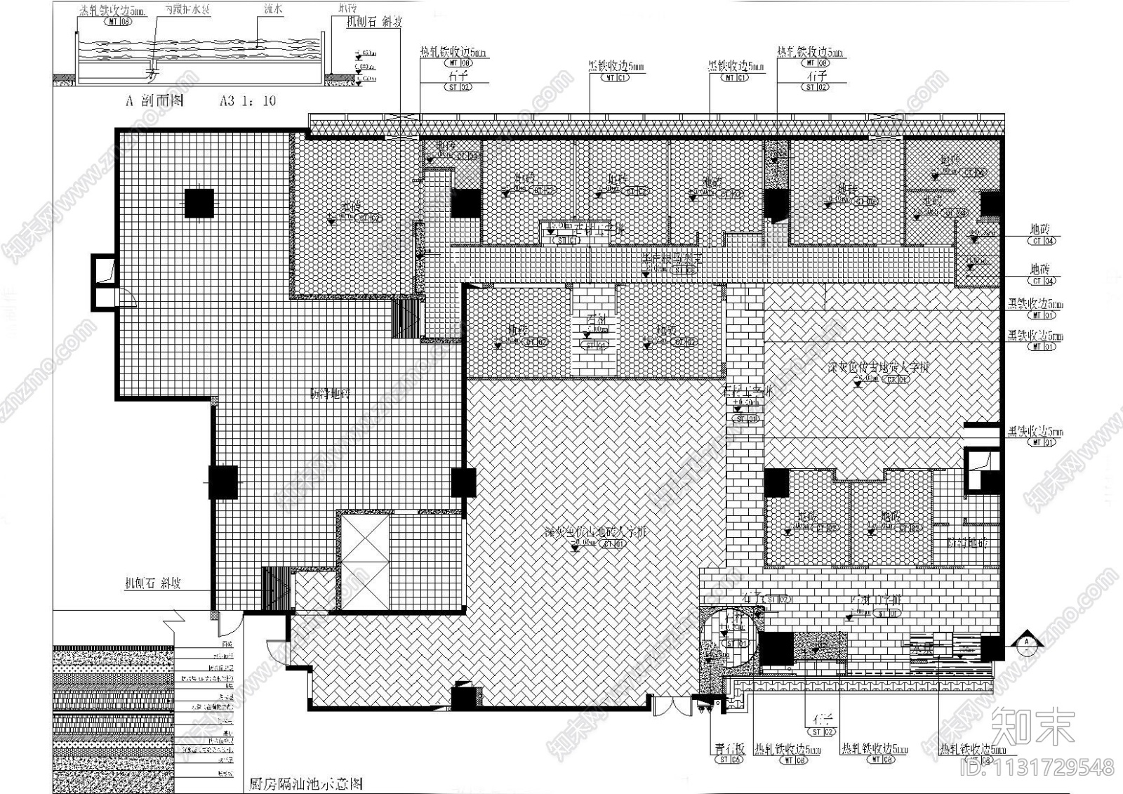 深圳北京烤鸭坊餐厅装修施工图_附效果图cad施工图下载【ID:1131729548】