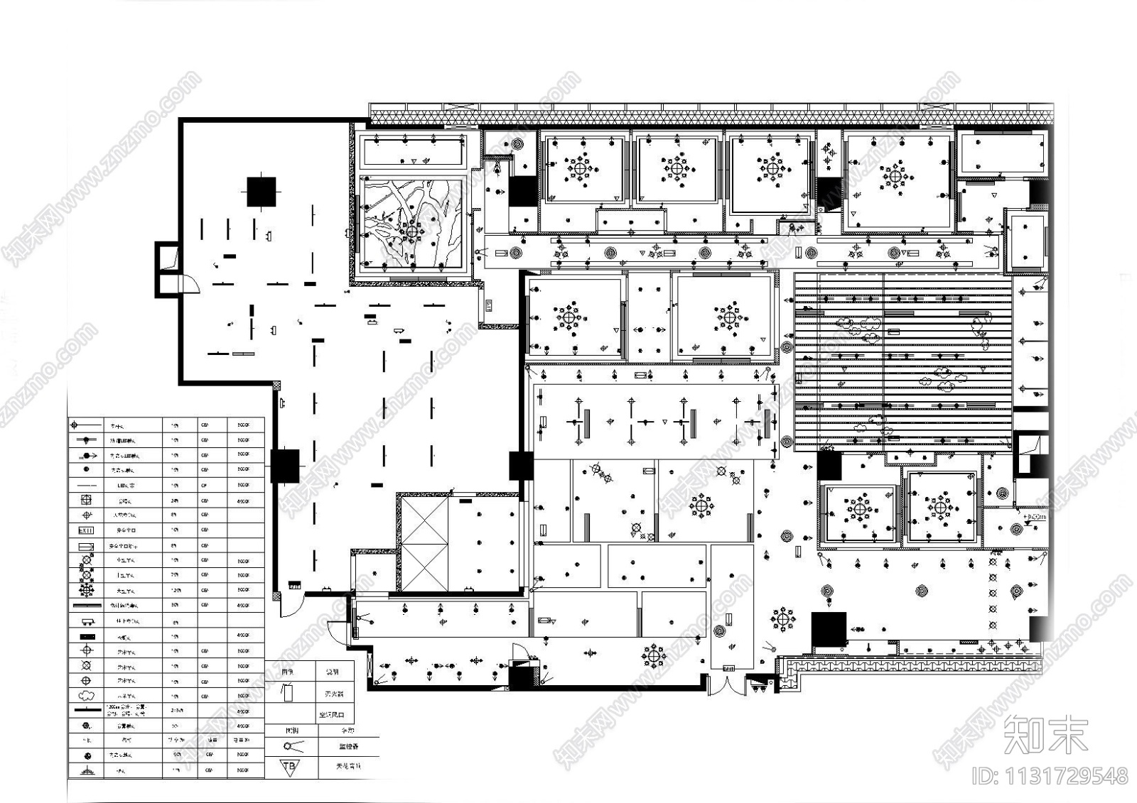 深圳北京烤鸭坊餐厅装修施工图_附效果图cad施工图下载【ID:1131729548】