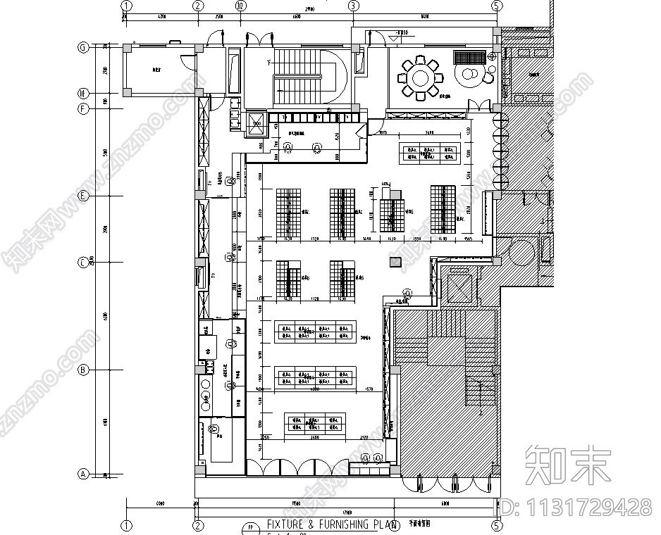 江苏现代老字号+文创餐饮装修施工图2020施工图下载【ID:1131729428】