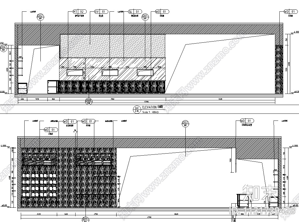 江苏现代老字号+文创餐饮装修施工图2020施工图下载【ID:1131729428】