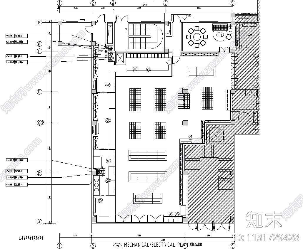 江苏现代老字号+文创餐饮装修施工图2020施工图下载【ID:1131729428】