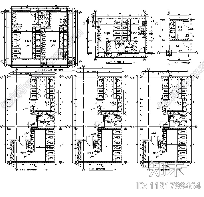 重庆知名地产商业综合体建筑施工图（含水暖电图纸）施工图下载【ID:1131799464】