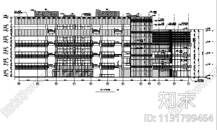 重庆知名地产商业综合体建筑施工图（含水暖电图纸）施工图下载【ID:1131799464】