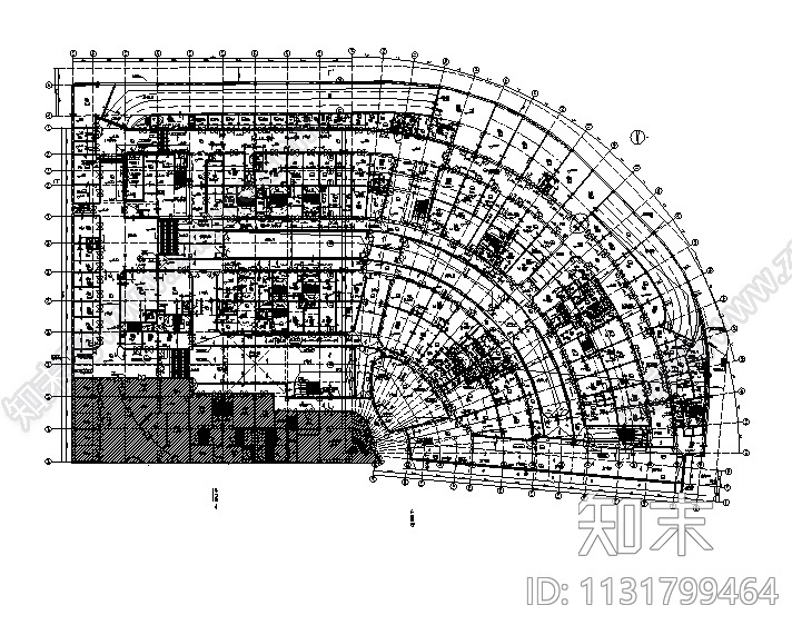 重庆知名地产商业综合体建筑施工图（含水暖电图纸）施工图下载【ID:1131799464】