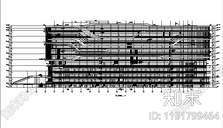 重庆知名地产商业综合体建筑施工图（含水暖电图纸）施工图下载【ID:1131799464】