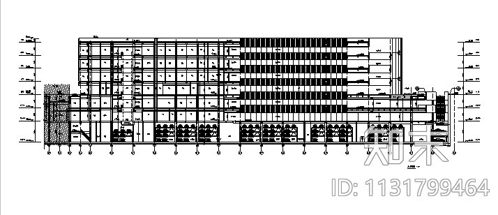 重庆知名地产商业综合体建筑施工图（含水暖电图纸）施工图下载【ID:1131799464】