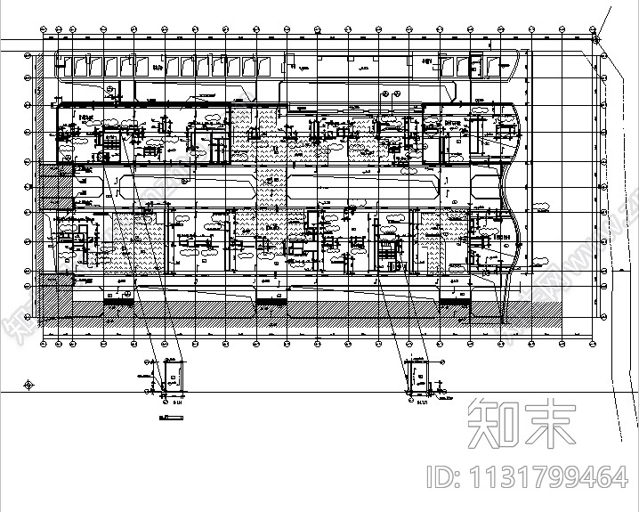 重庆知名地产商业综合体建筑施工图（含水暖电图纸）施工图下载【ID:1131799464】