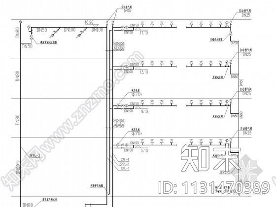 上海客运中心公交中心枢纽站给排水消防施工图cad施工图下载【ID:1131470389】