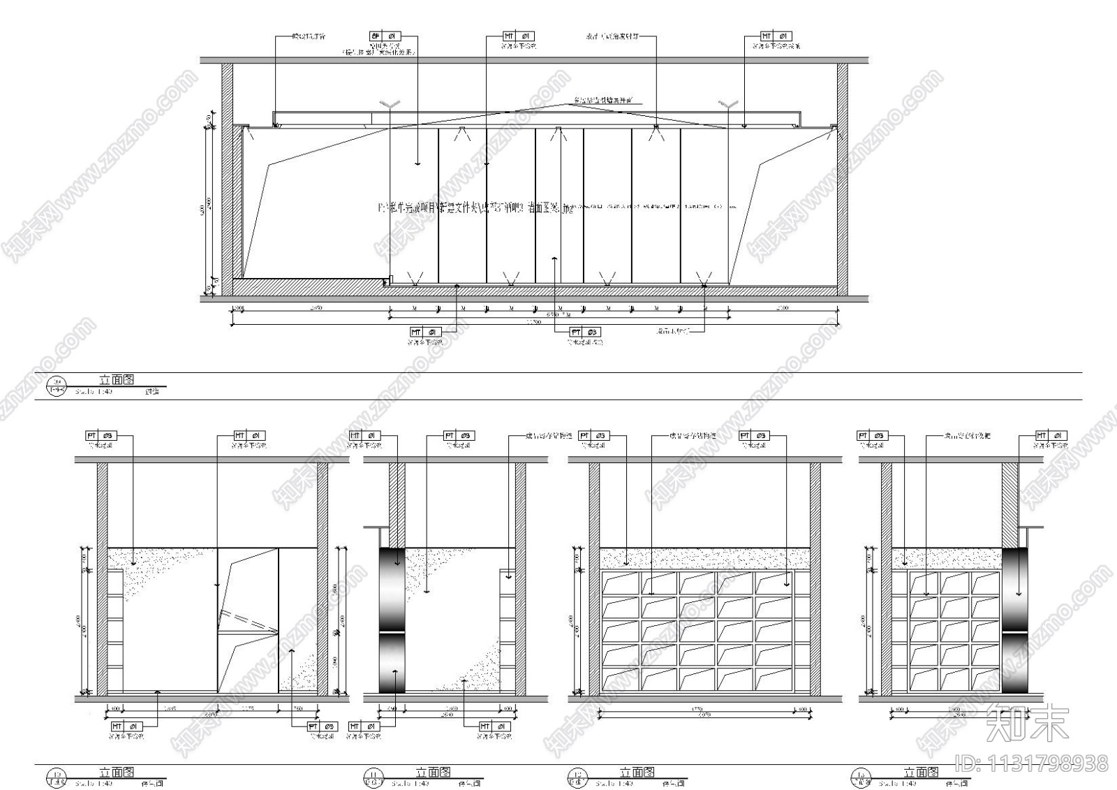 四川成都weclub酒吧装饰施工图+效果图cad施工图下载【ID:1131798938】