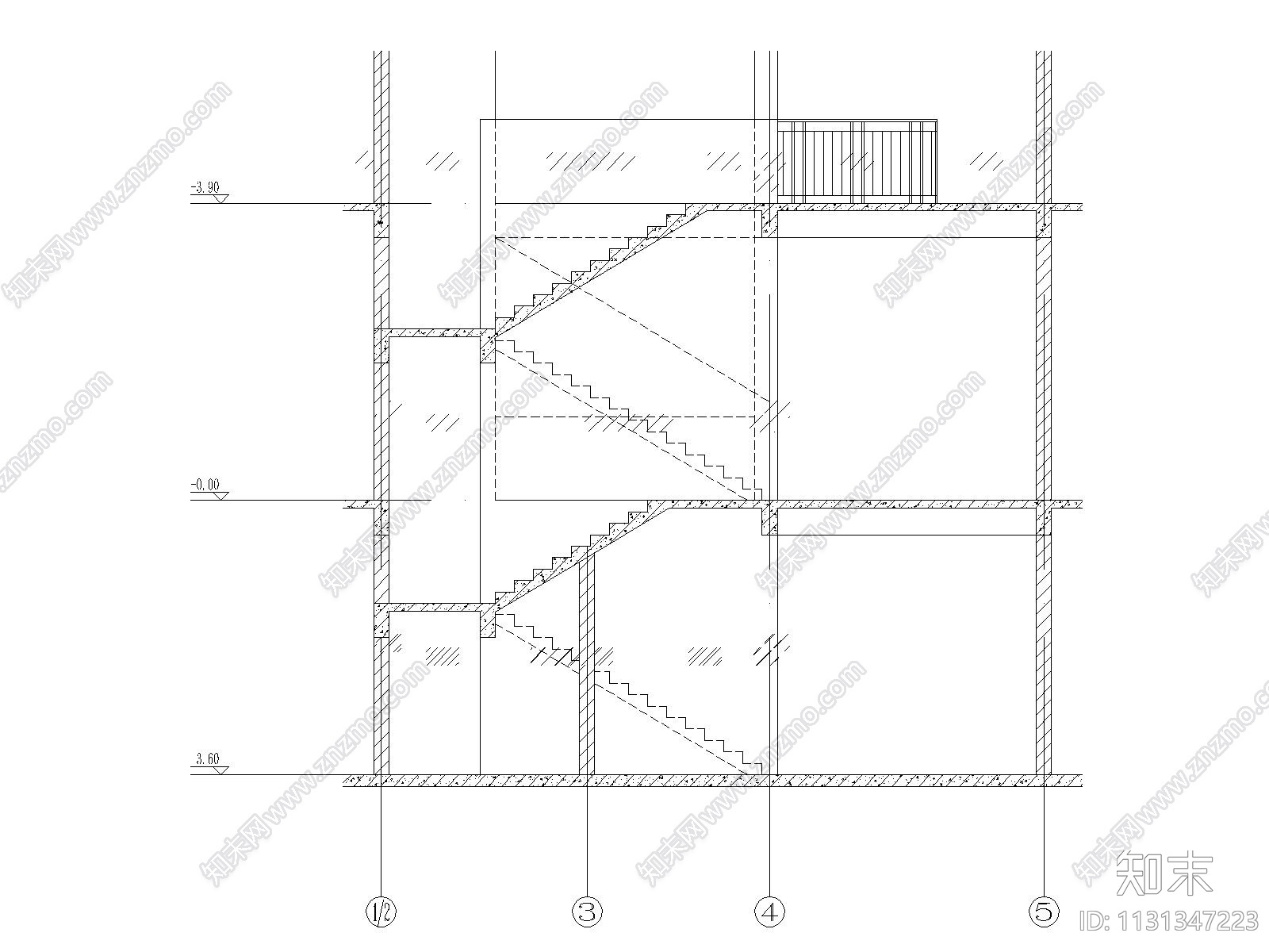 无锡2层带地下室别墅建筑施工图施工图下载【ID:1131347223】