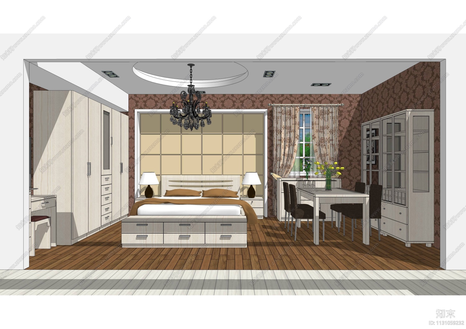 河北全屋定制家具专卖店展厅cad施工图下载【ID:1131059232】